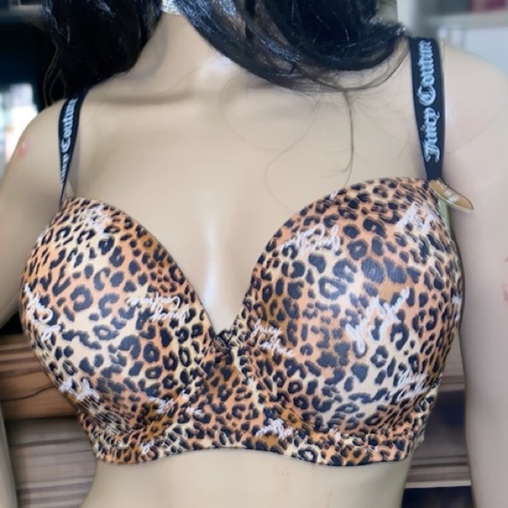NWT- JUICY COUTURE LEOPARD BRA